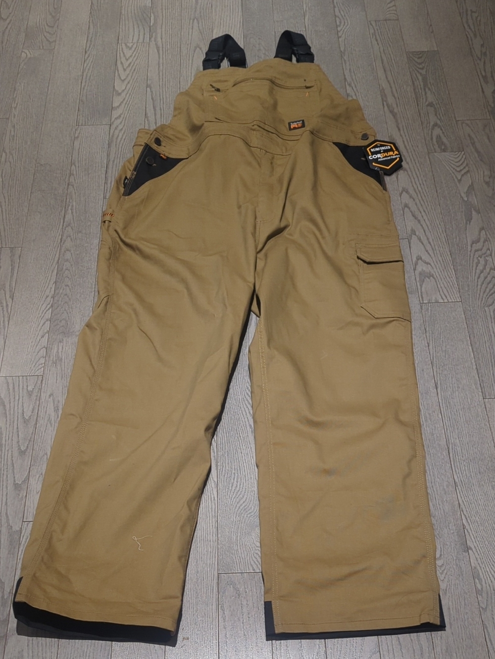 Timberland Men's Insulated Work Bib Overalls Pants - Size 2XL NWT - Picture 2 of 6
